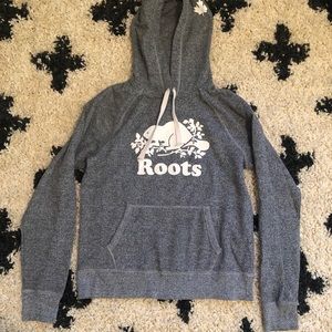 Roots Original Kanga Hoodie in Salt and Pepper